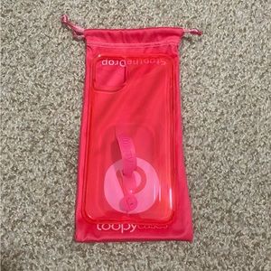 Loopy Case iPhone 11 Pro Max Clear Neon Pink